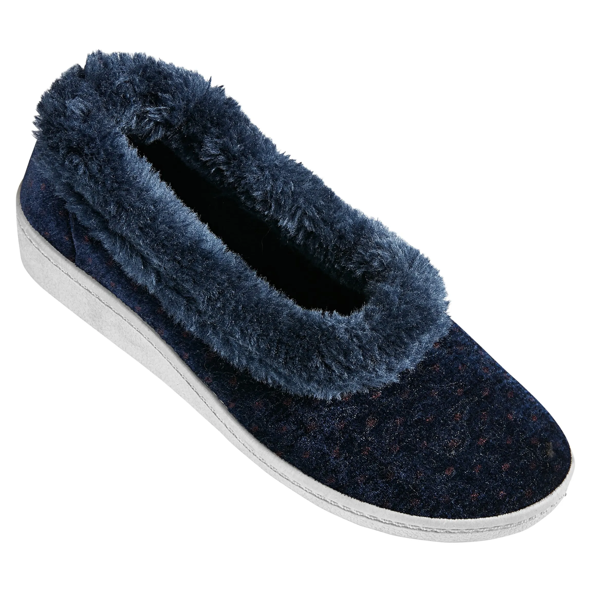 Hausschuh "Elegant" blau