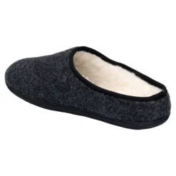 Hausschuh-Pantolette mit Wolle