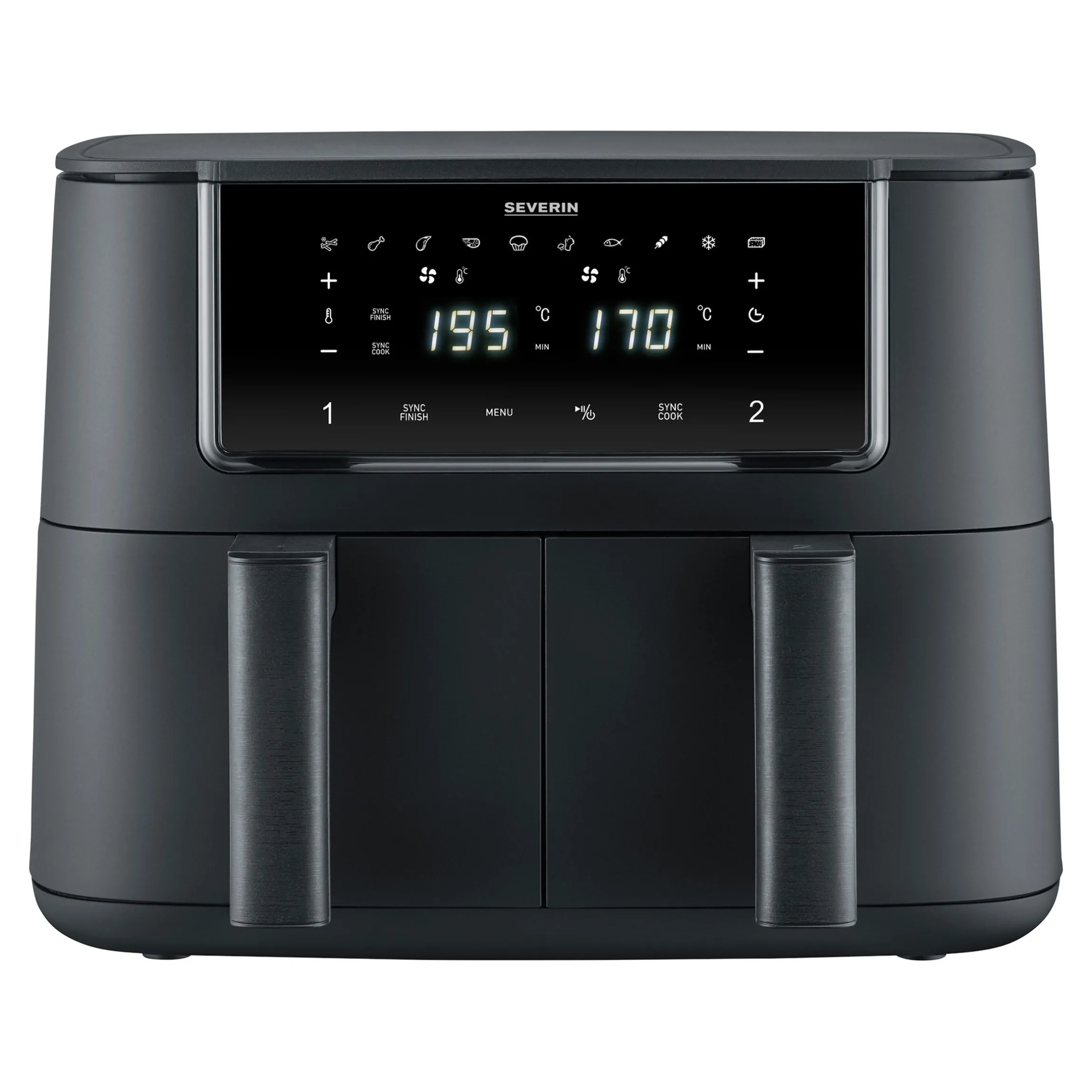 Heißluftfritteuse Black Line „Dual“ FR 2463