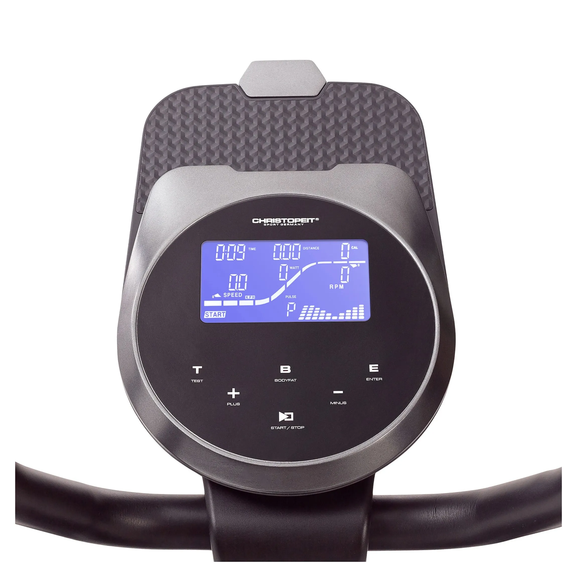 Heimtrainer Ergometer ET 6 black