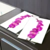 Herdabdeckplatten Orchideen 2
