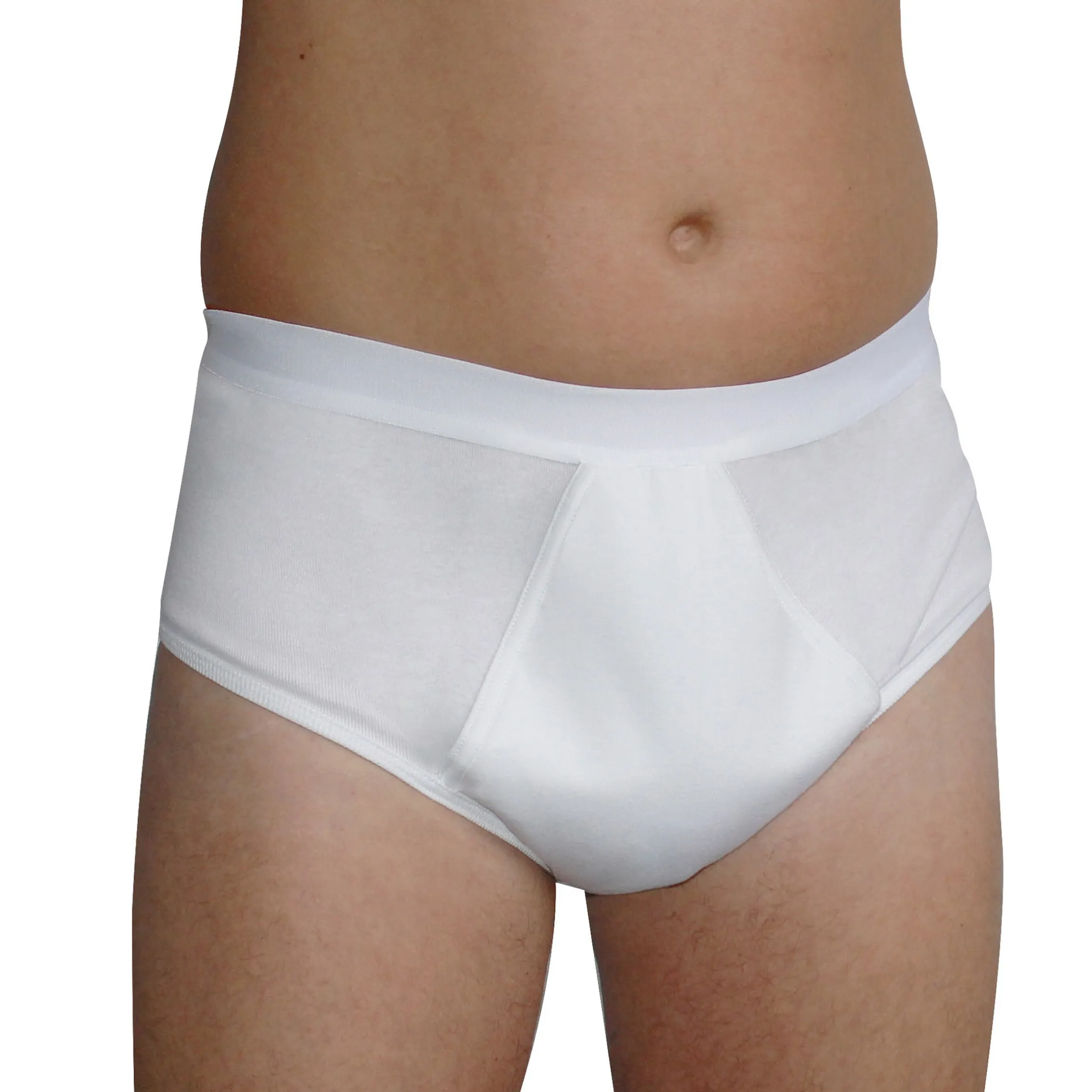 Herren-Inkontinenz-Slip weiß