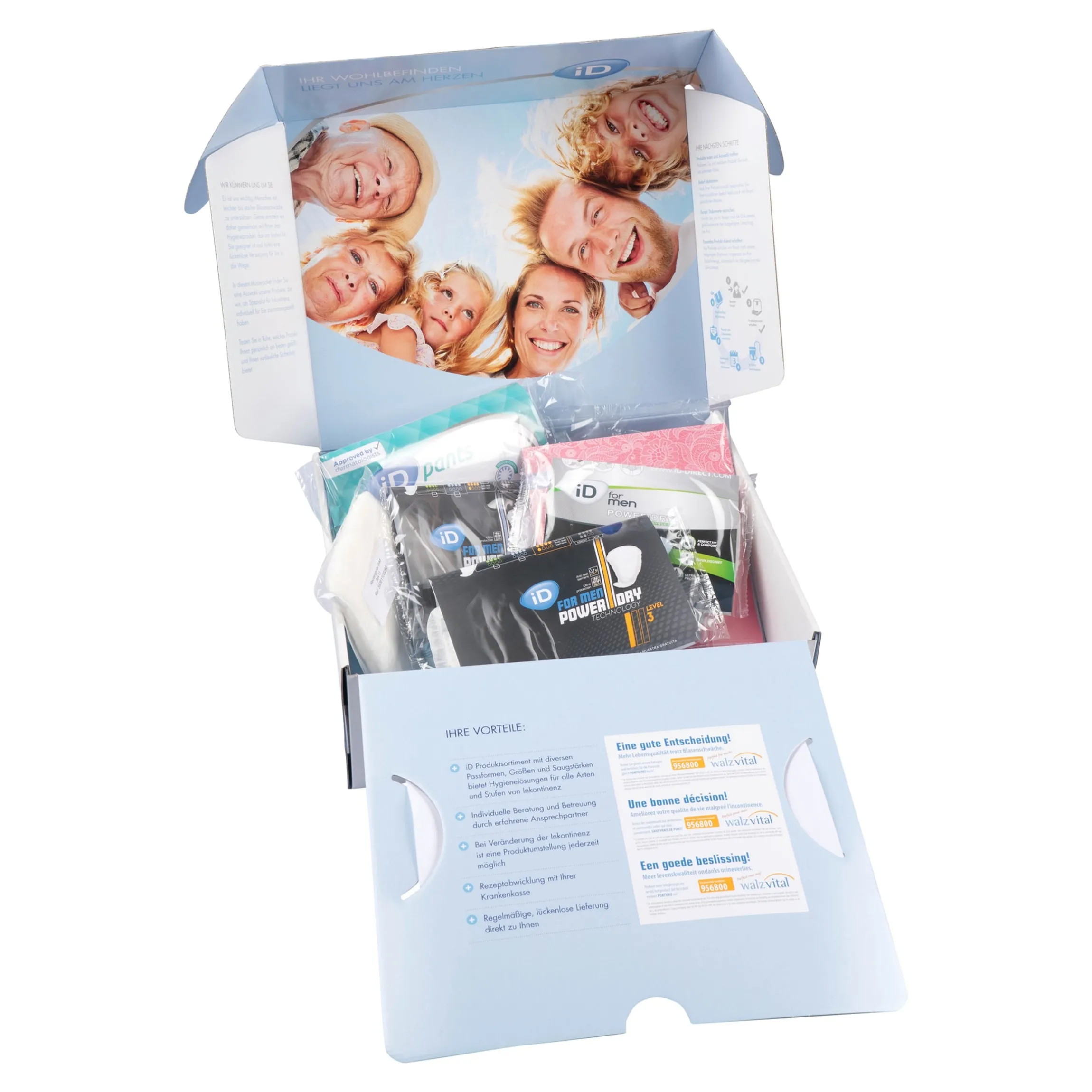 Herren Probierpaket Inkontinenzprodukte