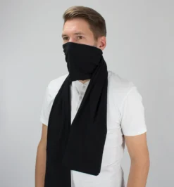 Hygiene-Schal schwarz