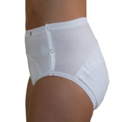 Inkontinenz-Slip Gr. 38/40, knöpfbar weiß