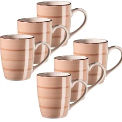 Kaffeebecher-Set, Steingut LUMACA Laguna
