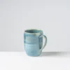 Kaffeebecher-Set, Steinzeug TIEFER SEE Blau / Grün
