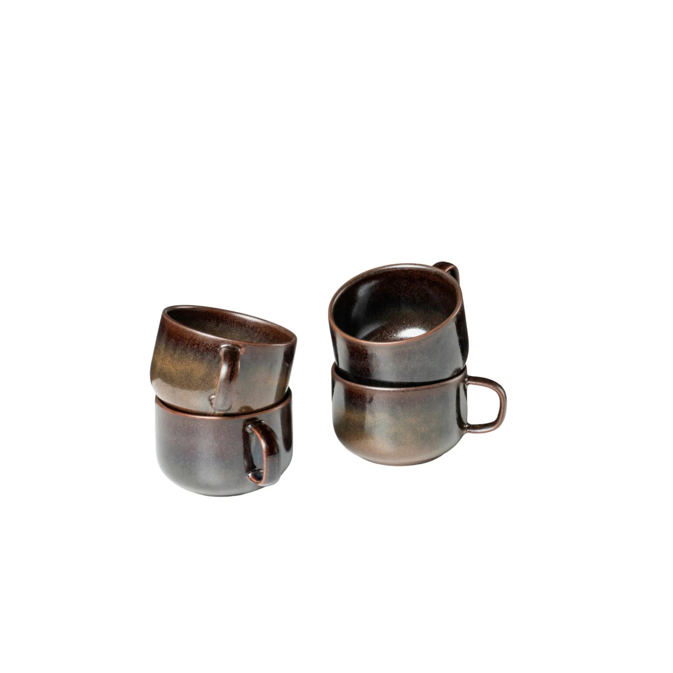 Kaffeeobertassen-Set, Steinzeug Glockenklang
