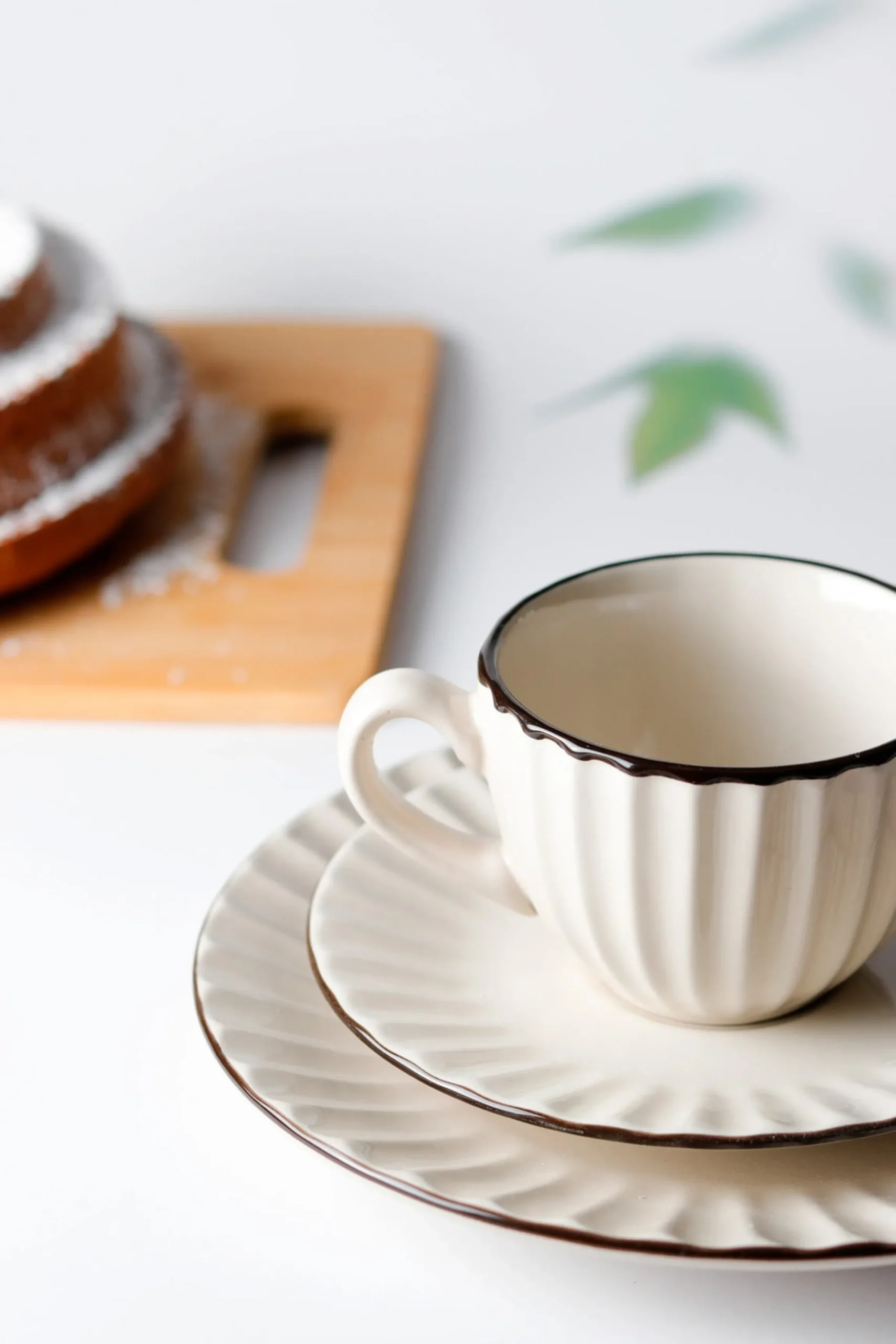 Kaffeeservice, Steinzeug Osita 6 x Speisteller, 6 x Dessertteller, 6 x Müslischüssel