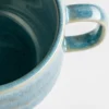 Kaffeeservice, Steinzeug TIEFER SEE Blau / Grün