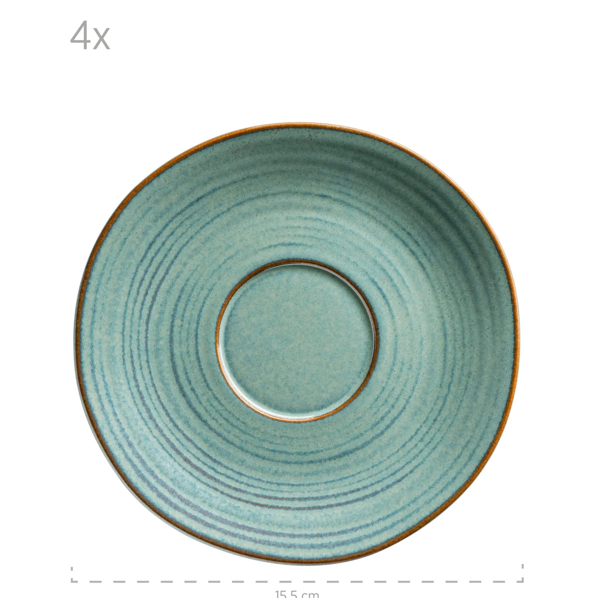 Kaffeetassenset, Keramik Nottingham Beige