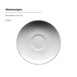 Kaffeetassen Set, Porzellan Barca