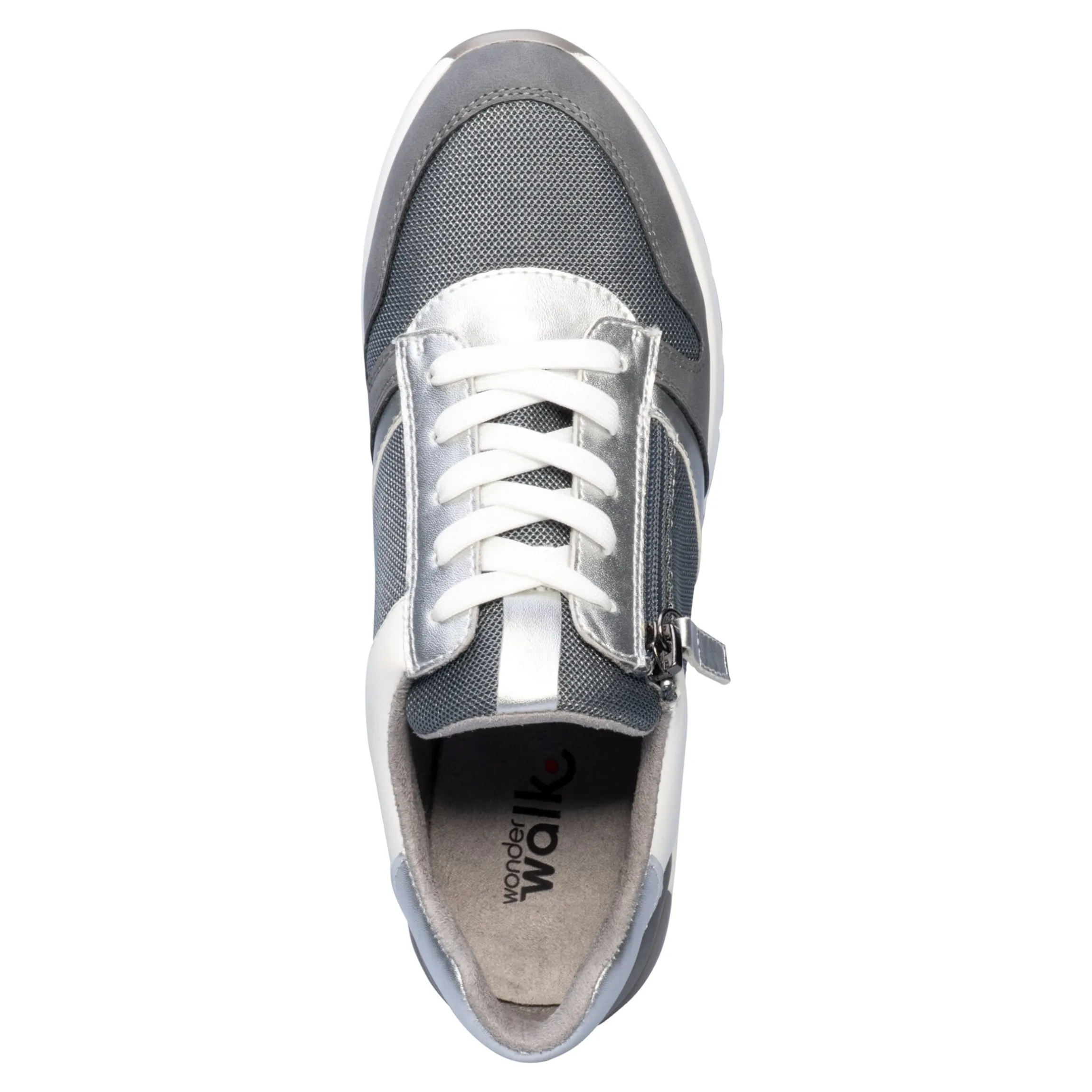 Keil-Sneaker H-Weite „Federleicht“ grau