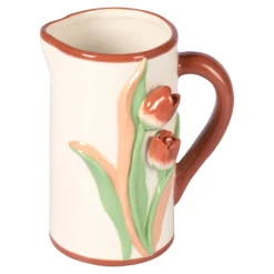Keramik-Krug "Tulpen", 1,14 l