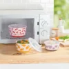 Keramik-Mikrowellen-Dosen „Früchte“, 3 Stück