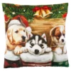 Kissenhülle Weihnachtshündchen