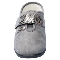 Klett-Hausschuh „Hanna“ warm anthrazit