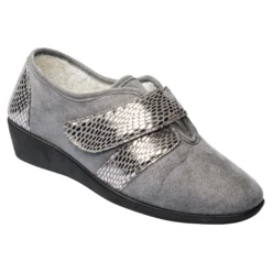 Klett-Hausschuh „Hanna“ warm anthrazit