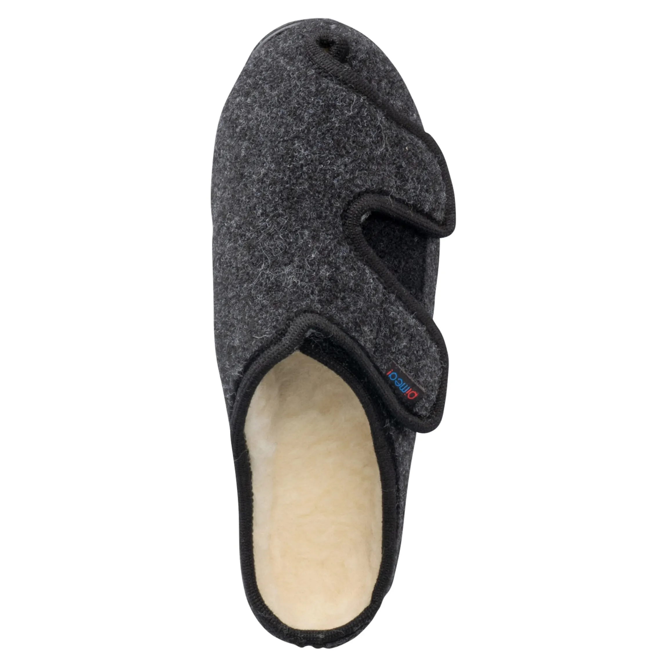 Klettpantoffel mit Schurwolle