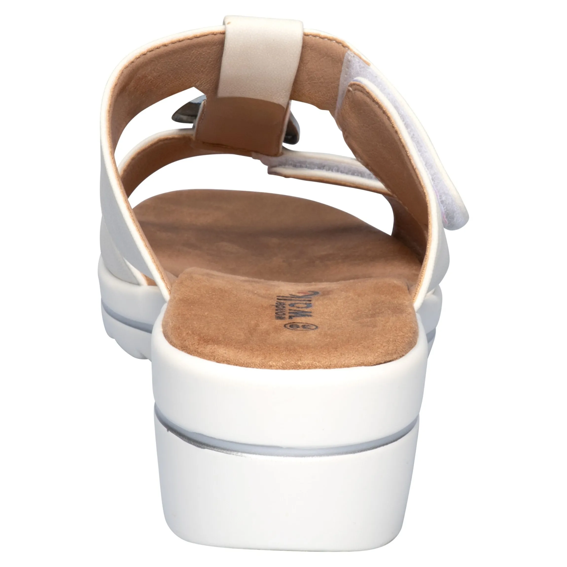 Klett-Pantolette "Elegant" weiß