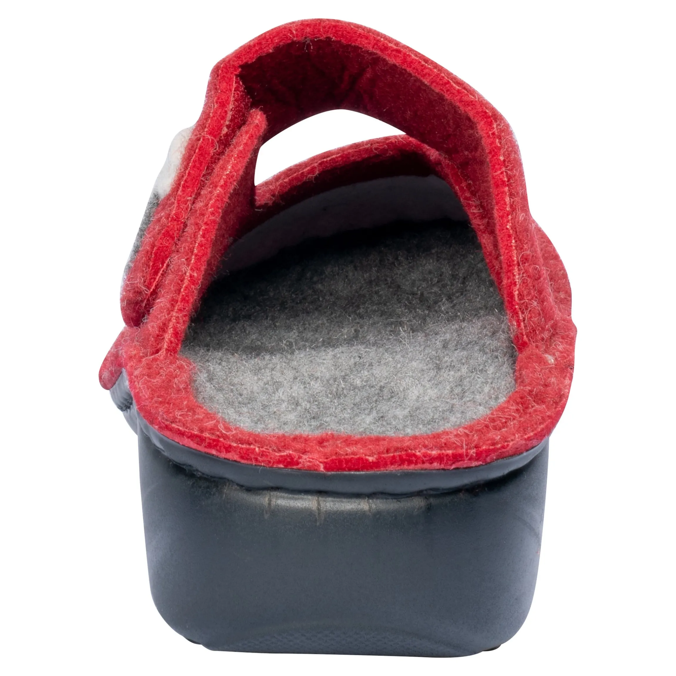 Klett-Pantolette "Karin" bordeaux