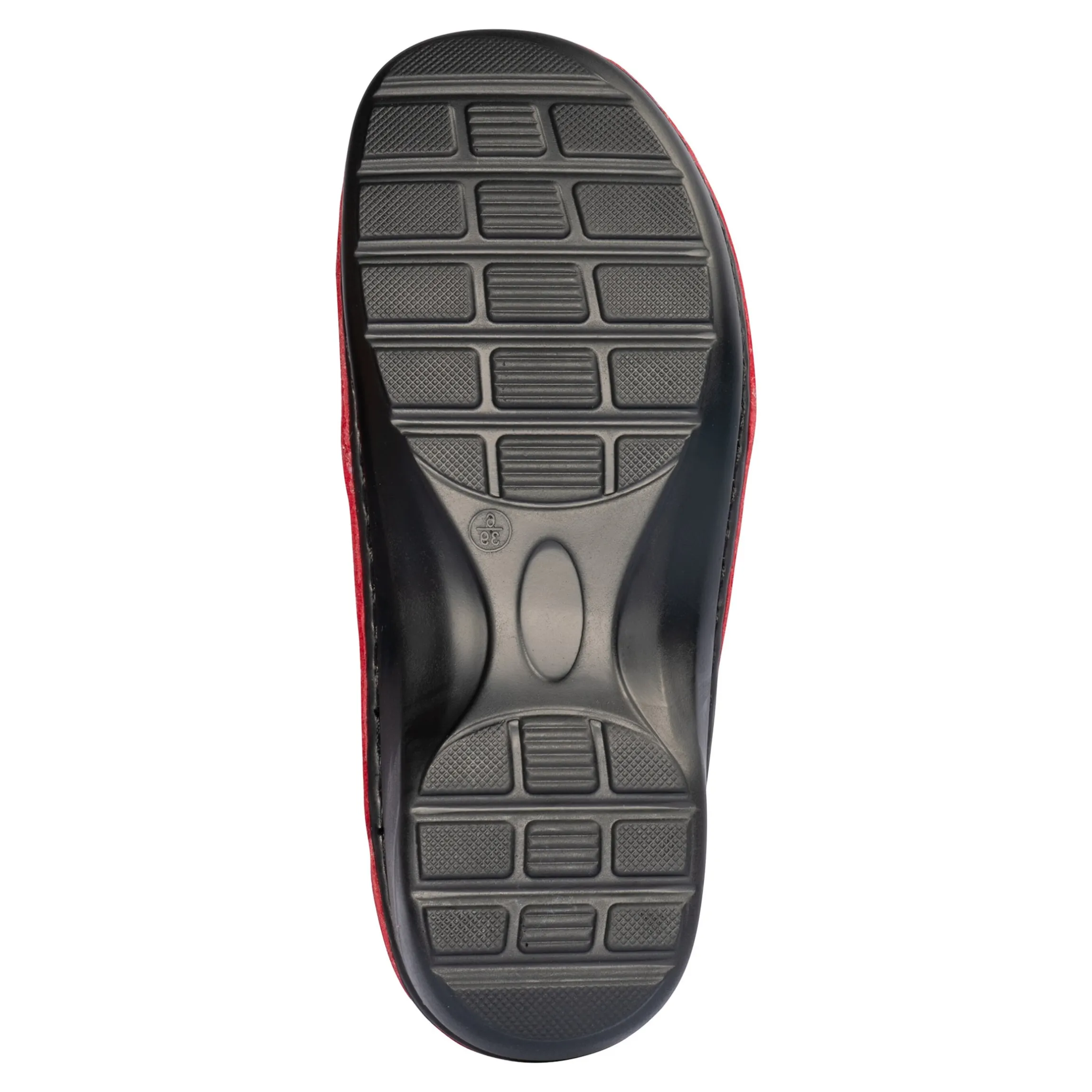 Klett-Pantolette "Karin" bordeaux