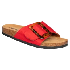 Klett-Pantolette „Miriam“ rot