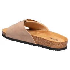 Klett-Pantolette „Miriam“ taupe