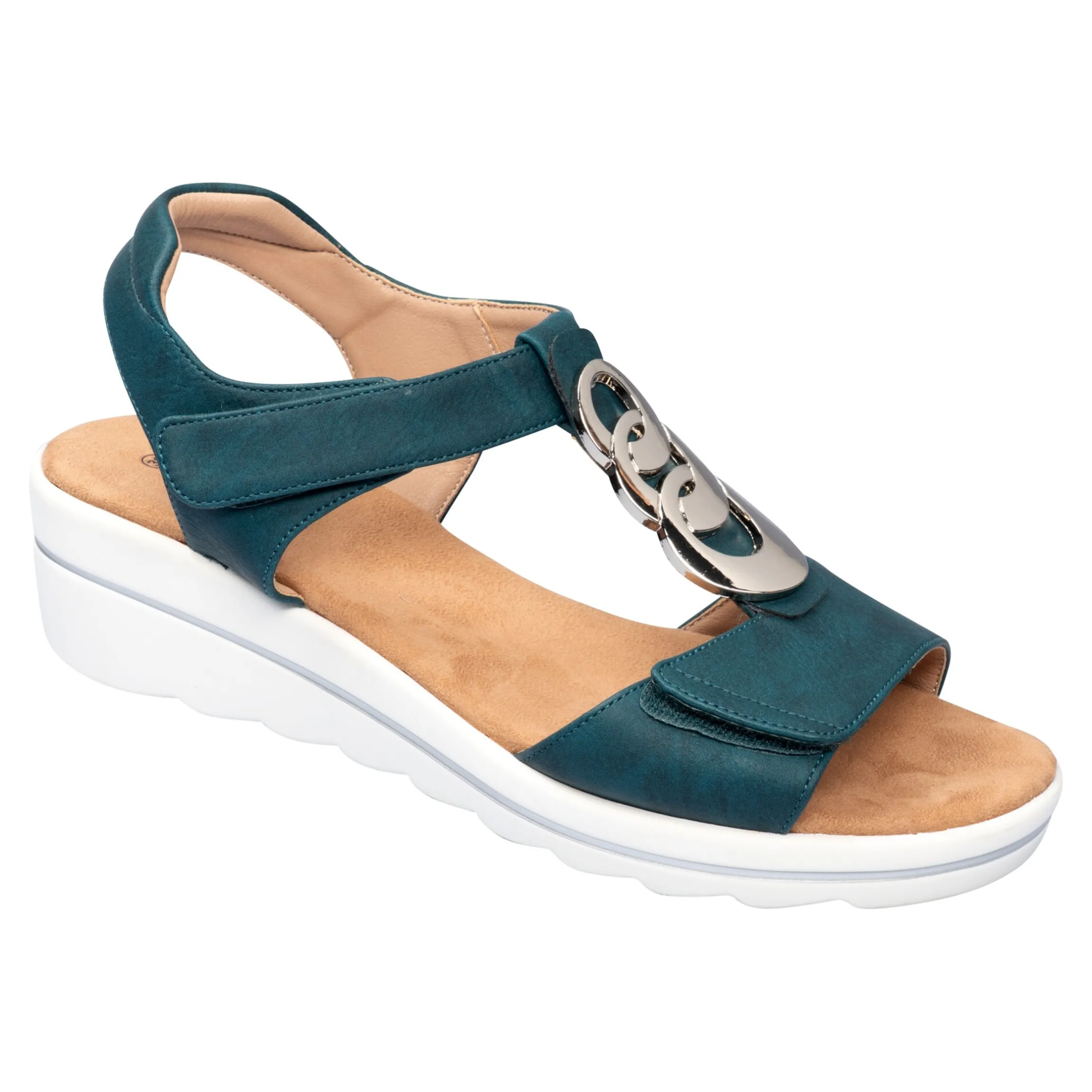 Klett-Sandale "Elegant" petrol