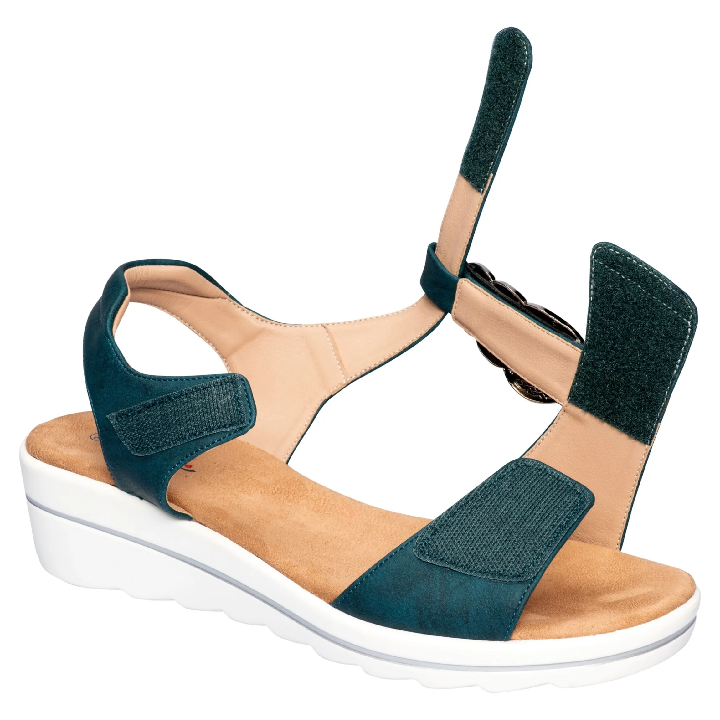 Klett-Sandale "Elegant" petrol
