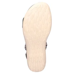 Klett-Stretchsandalette „Saskia“ schwarz