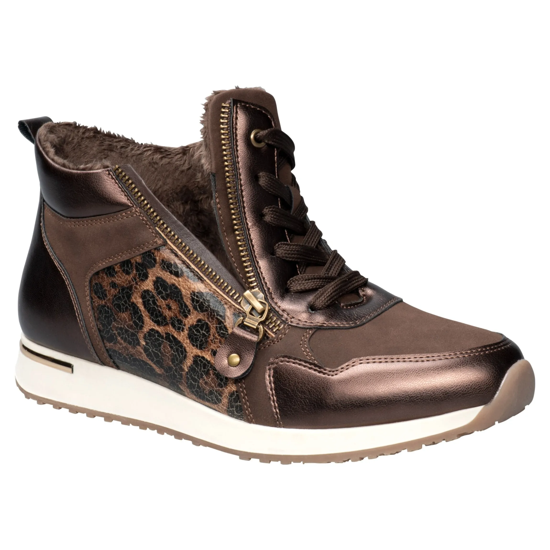 Knöchel-Sneaker „Jacqueline“ braun