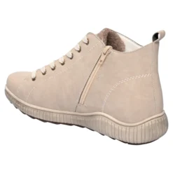 Knöchel-Sneaker mit Reißverschluss „Sabine“ beige