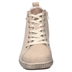 Knöchel-Sneaker mit Reißverschluss „Sabine“ beige