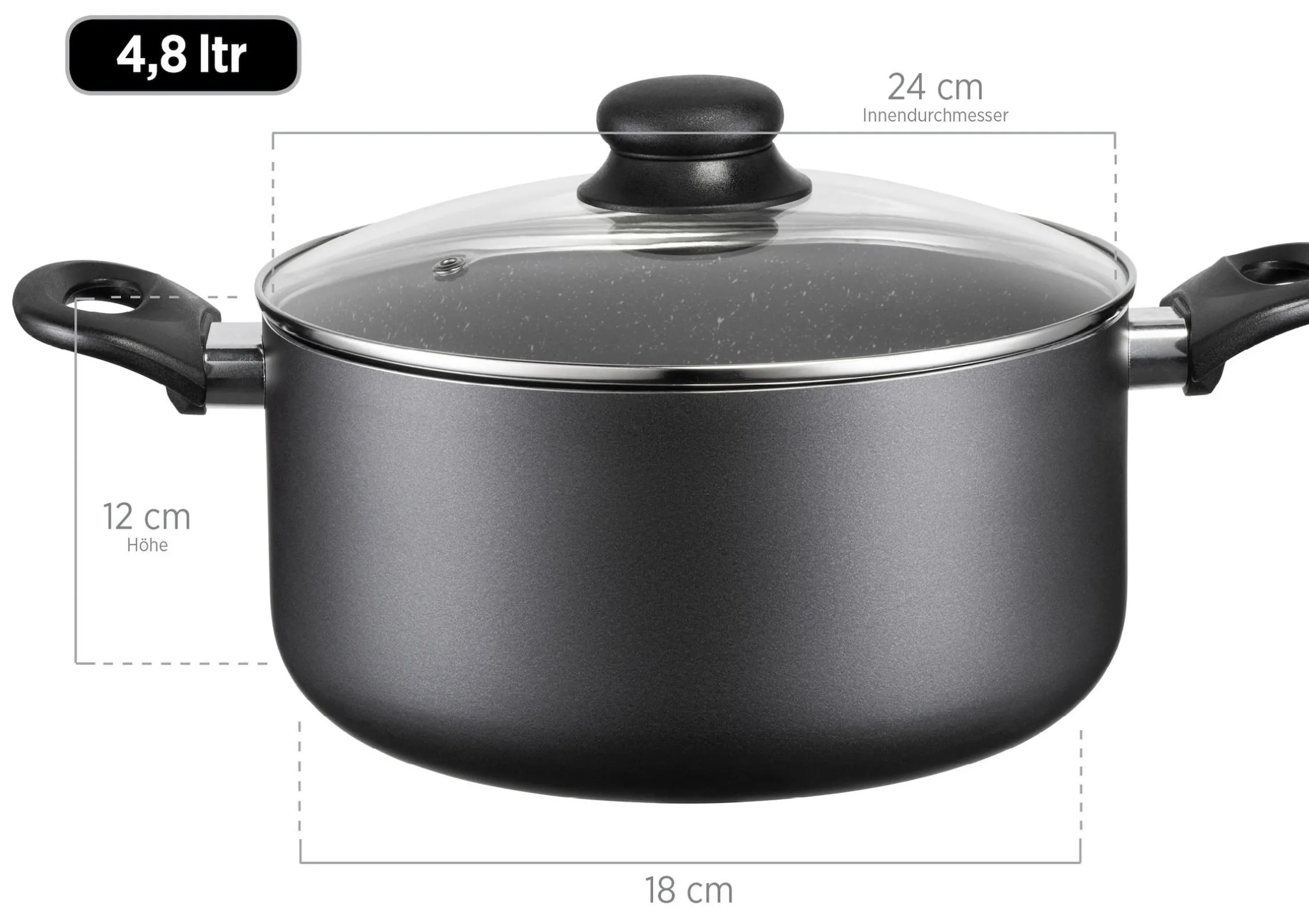 Kochtopf-Set, Aluminium Izar