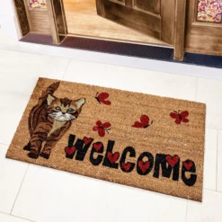 Kokos-Fußmatte "Welcome"