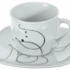 Kombiservice, Porzellan CHANSON 6 x Speiseteller, 6 x Suppenteller, 6 x Dessertteller, 6 x Kaffeetasse, 6 Kaffeeuntertasse