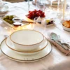 Kombiservice, Porzellan Pintar Beige / Braun