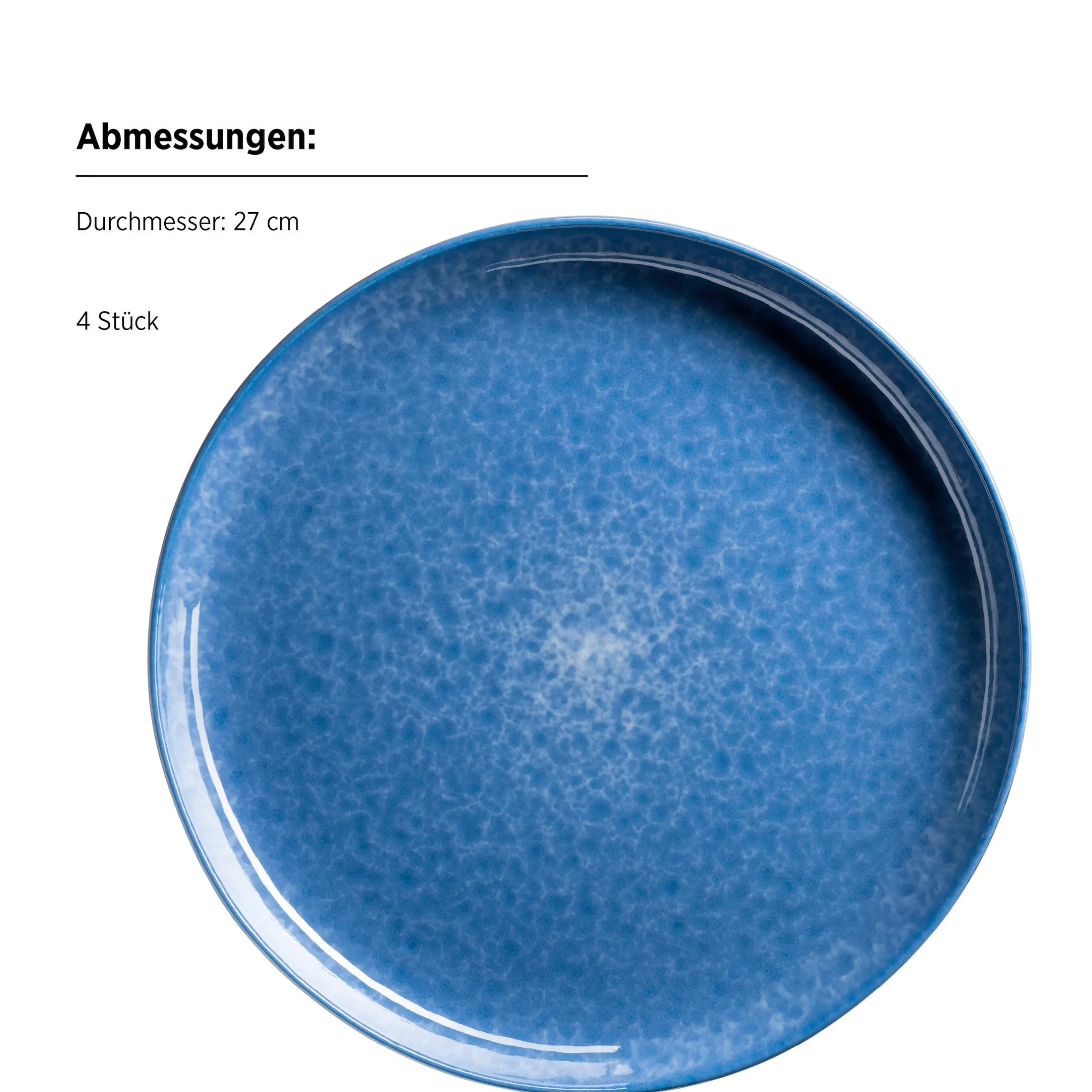 Kombiservice, Steinzeug Filippa Blau