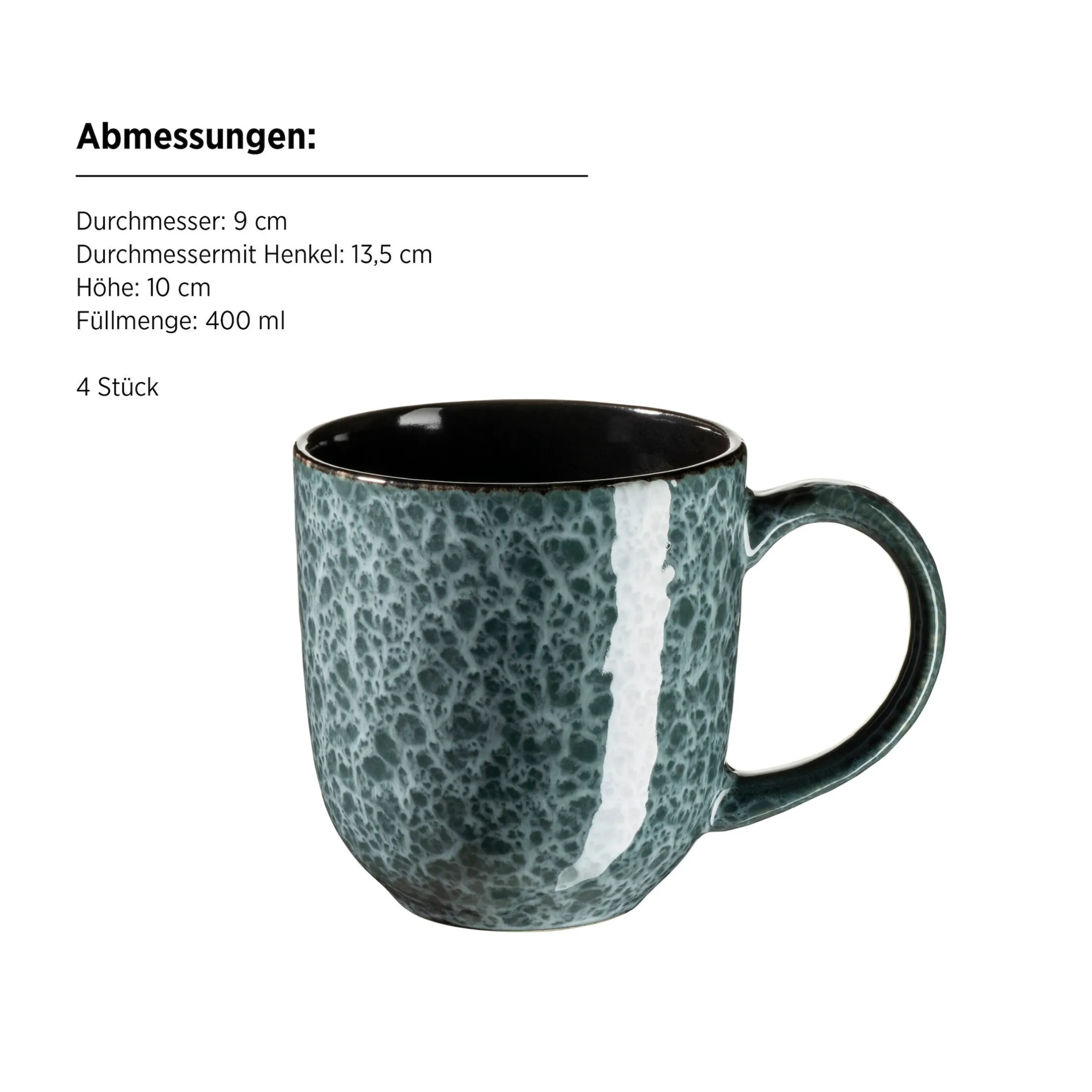 Kombiservice, Steinzeug Filippa Grün