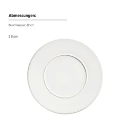Kombiservice, Steinzeug Unico Weiß
