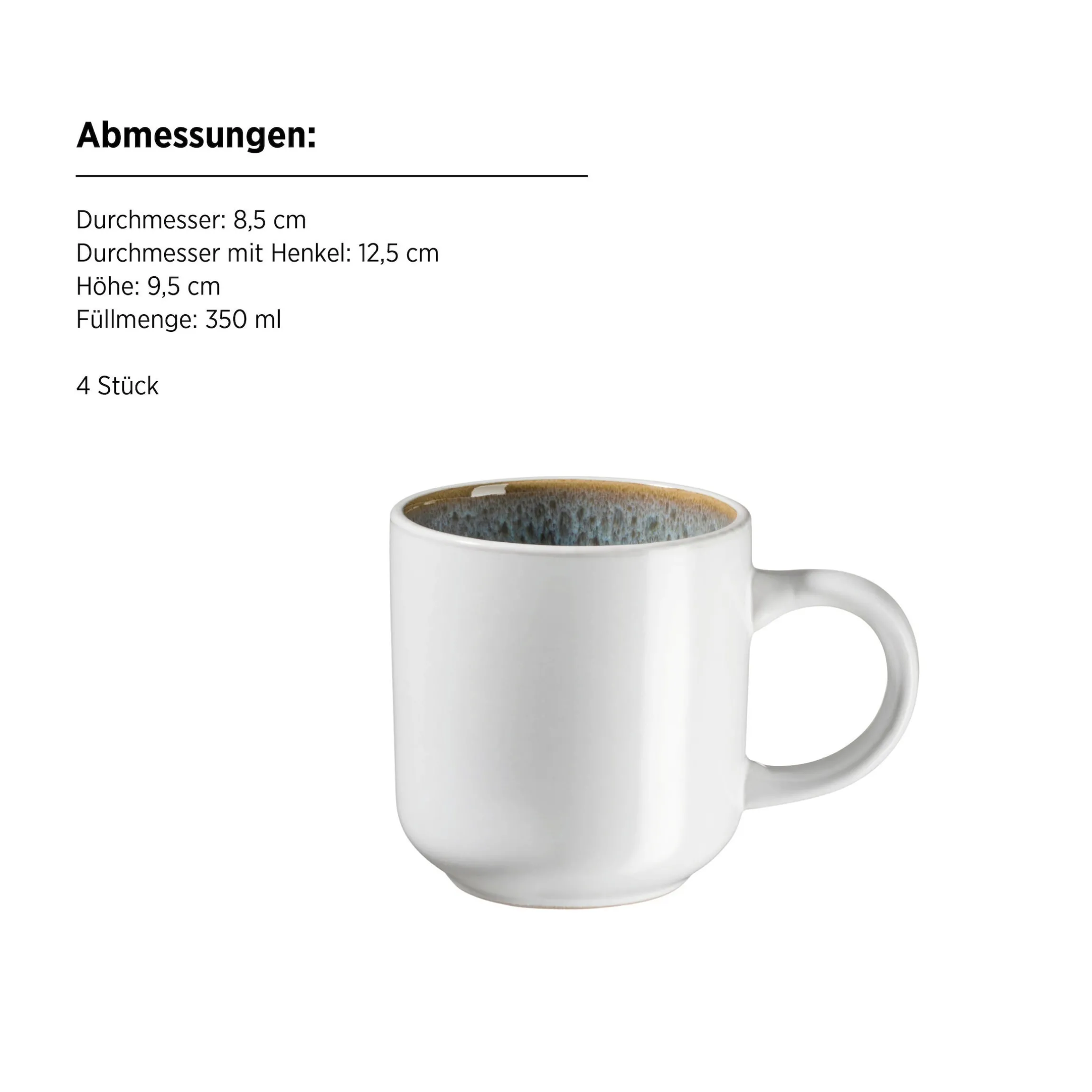 Kombiset, Steinzeug Malea Grün