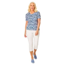 Komfort-Capri-Schlupfhose „Karin“ weiß