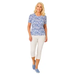 Komfort-Capri-Schlupfhose „Karin“ weiß
