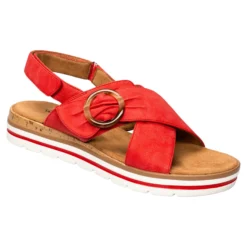 Komfort-Fashionsandale ­„Franka“ rot