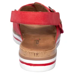 Komfort-Fashionsandale ­„Franka“ rot
