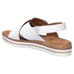 Komfort-Fashionsandale „Franka“ weiß