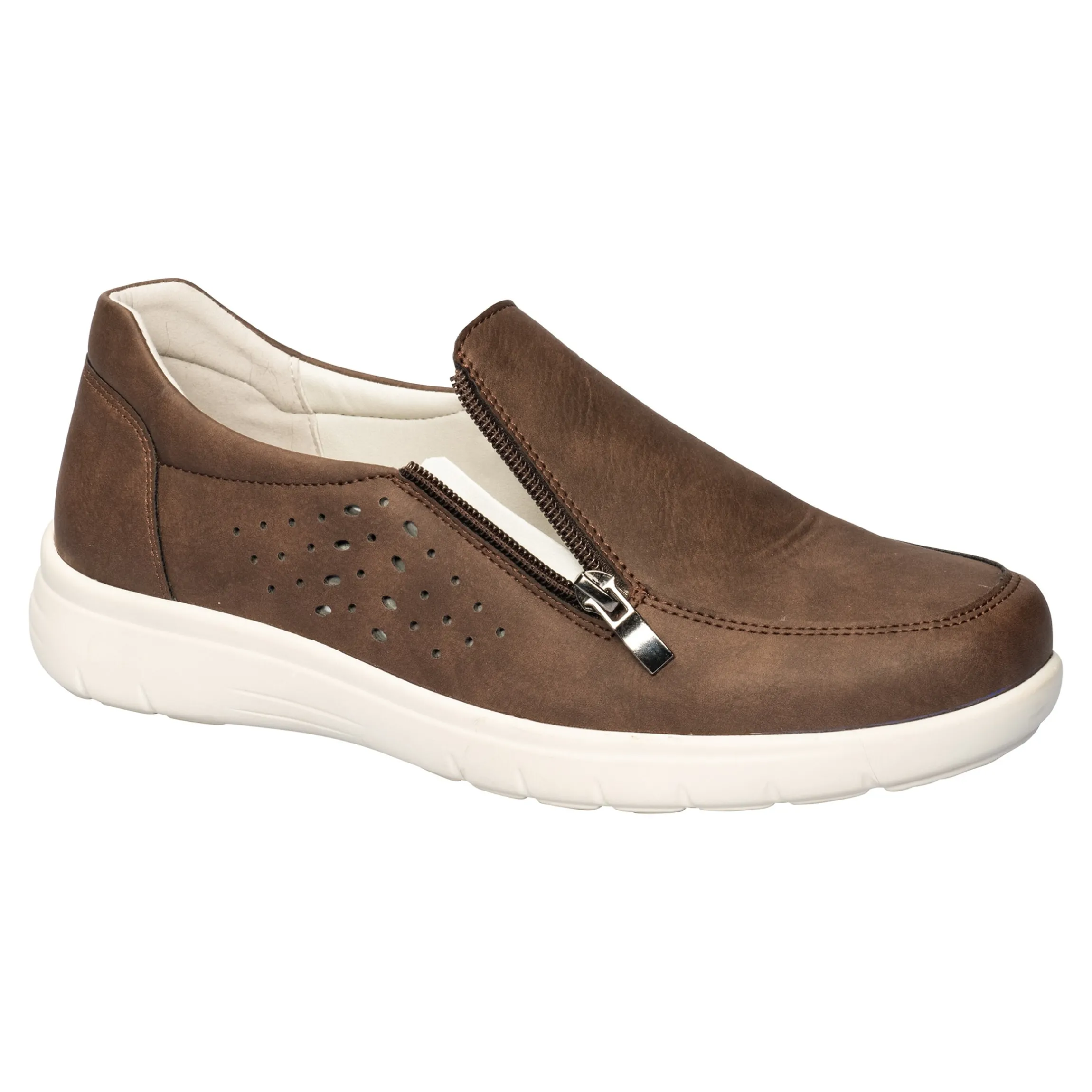 Komfort-Halbschuh "Helga" mokka