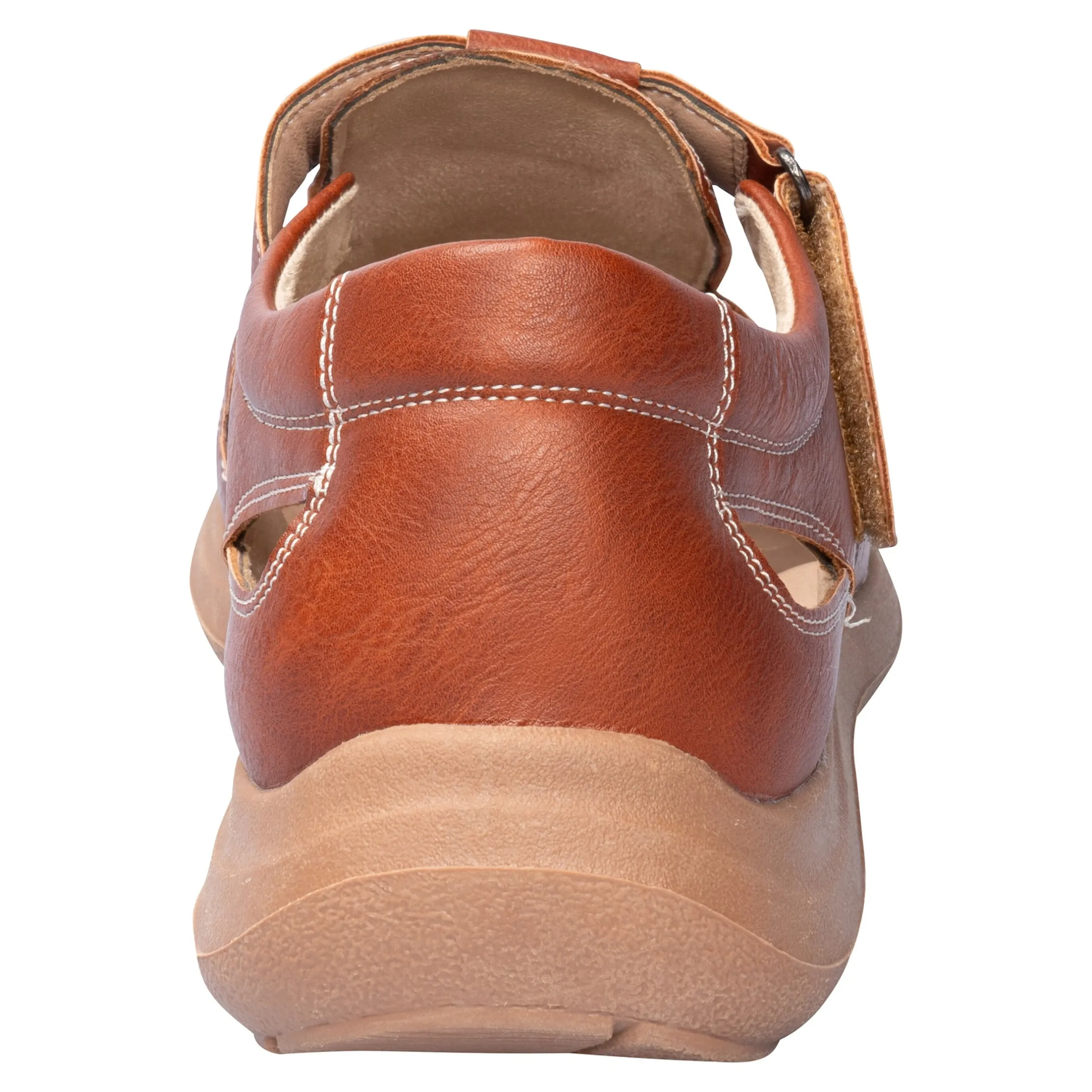 Komfort-Herrensandale "Helmut" cognac