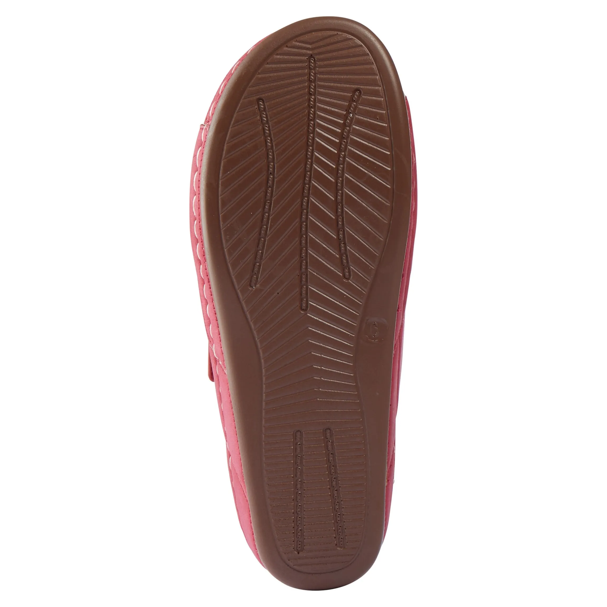 Komfort-Klettpantolette "Mia" beere